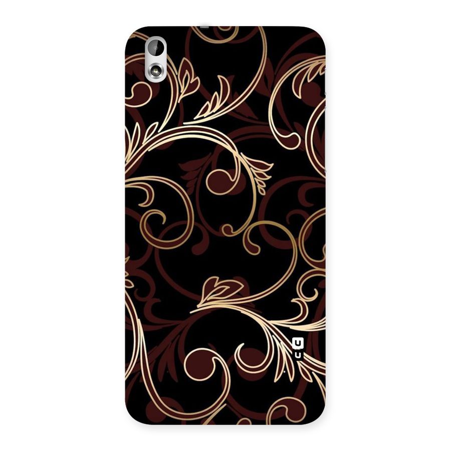 Golden Maroon Beauty Back Case for HTC Desire 816g