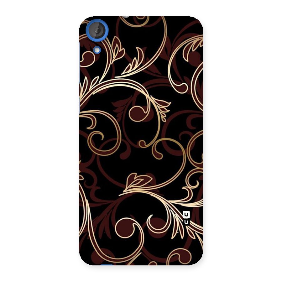 Golden Maroon Beauty Back Case for HTC Desire 820