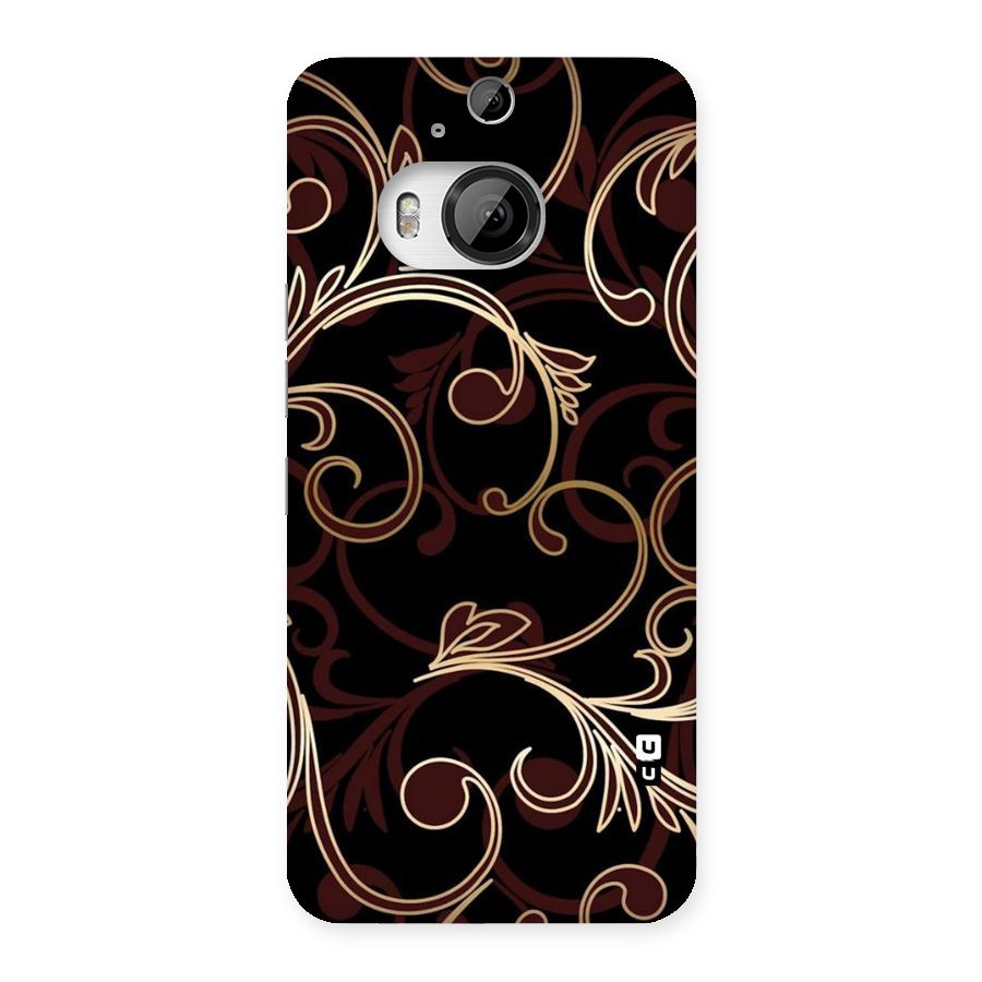 Golden Maroon Beauty Back Case for HTC One M9 Plus