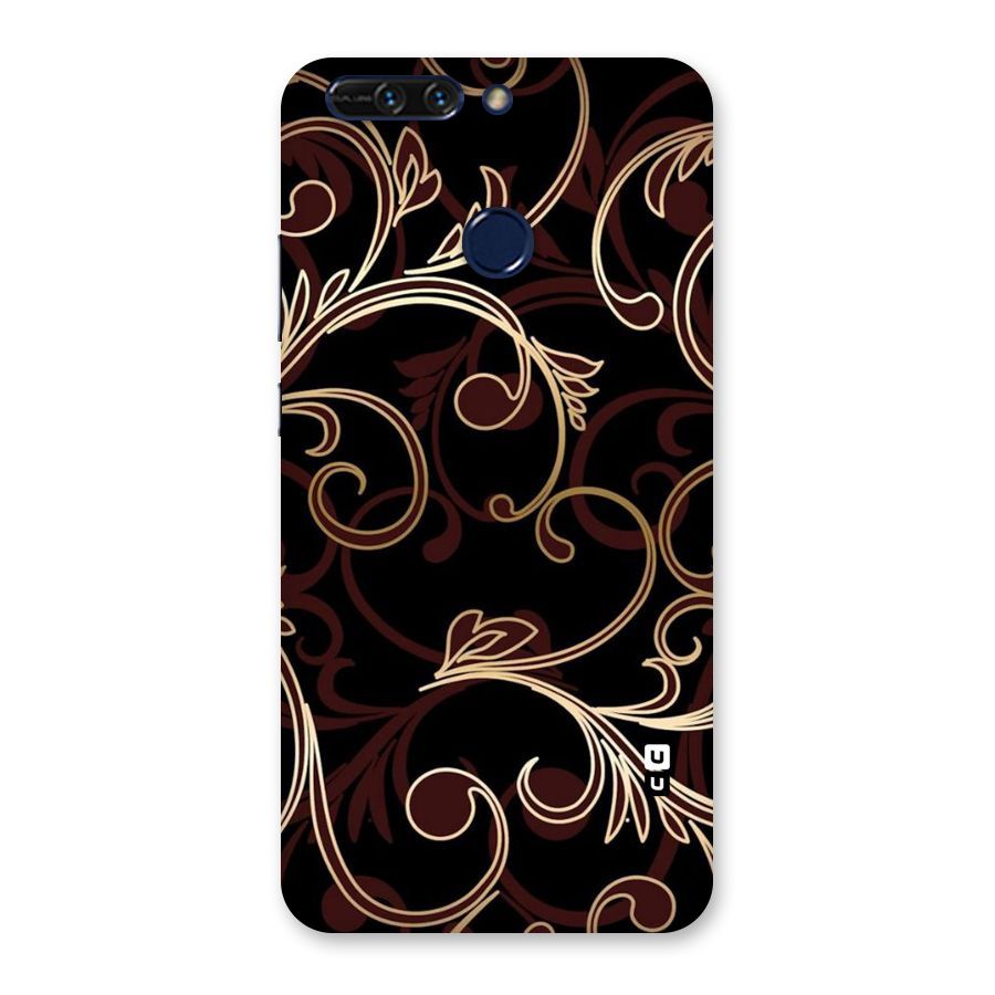 Golden Maroon Beauty Back Case for Honor 8 Pro