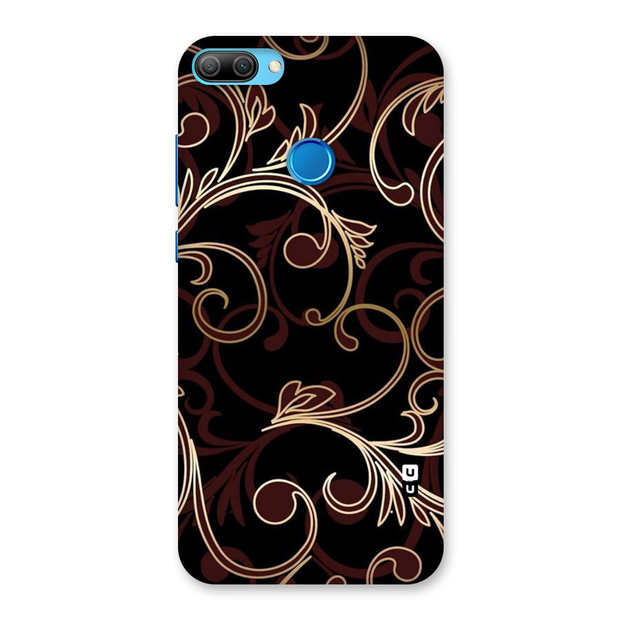 Golden Maroon Beauty Back Case for Honor 9N