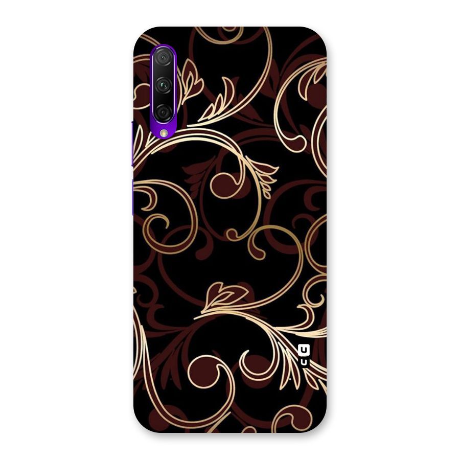 Golden Maroon Beauty Back Case for Honor 9X Pro