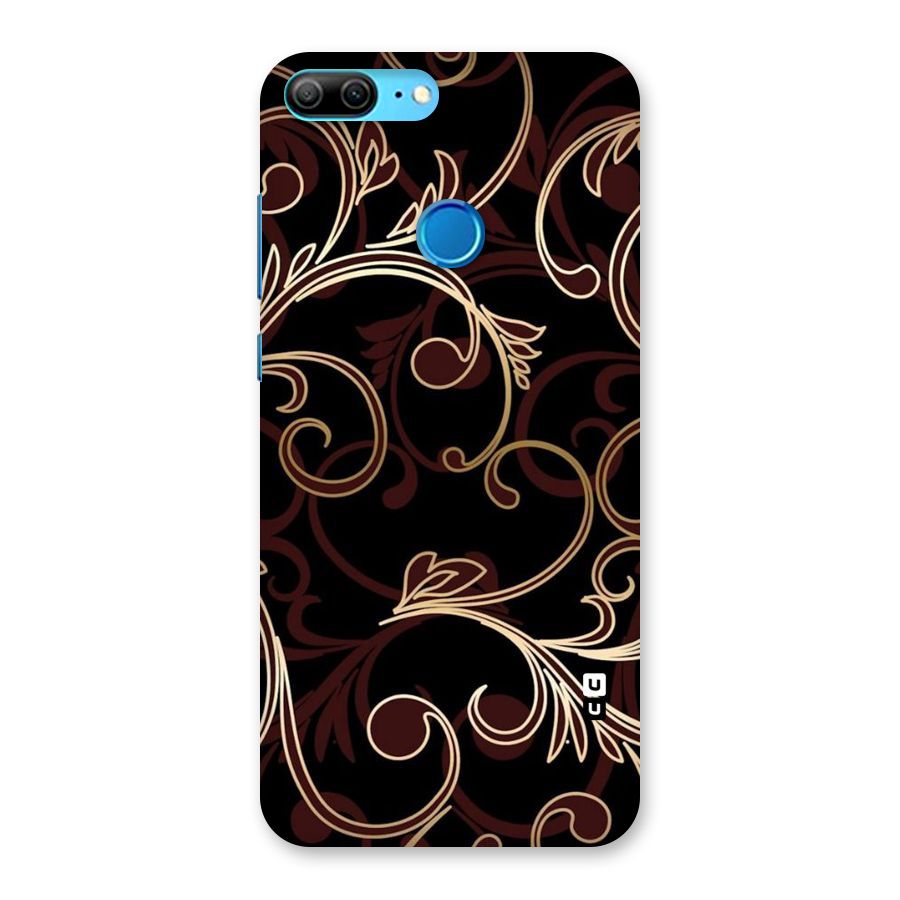 Golden Maroon Beauty Back Case for Honor 9 Lite