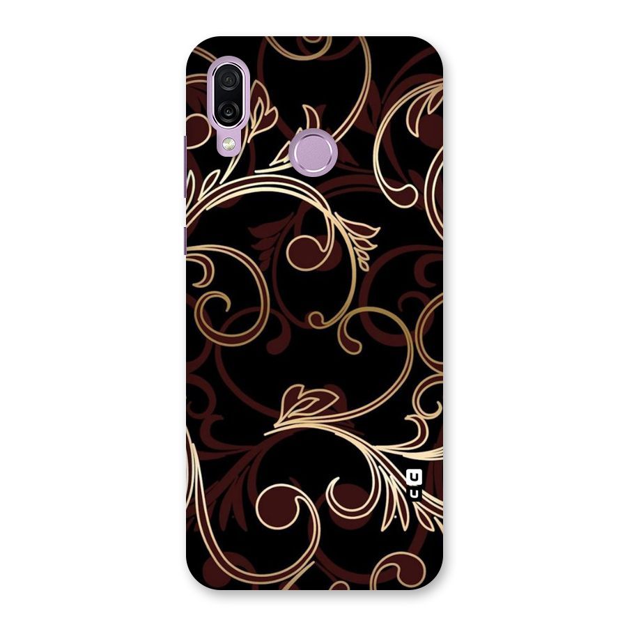 Golden Maroon Beauty Back Case for Honor Play