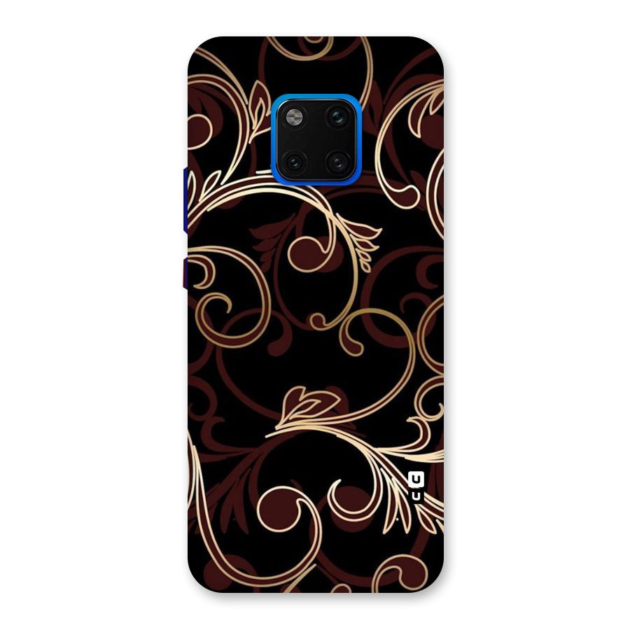 Golden Maroon Beauty Back Case for Huawei Mate 20 Pro