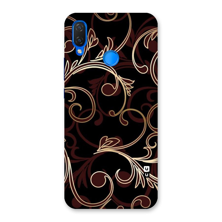 Golden Maroon Beauty Back Case for Huawei P Smart+