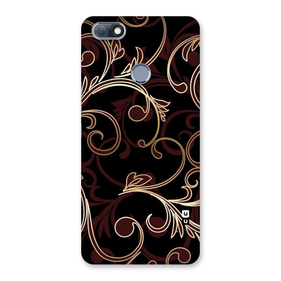 Golden Maroon Beauty Back Case for Infinix Note 5