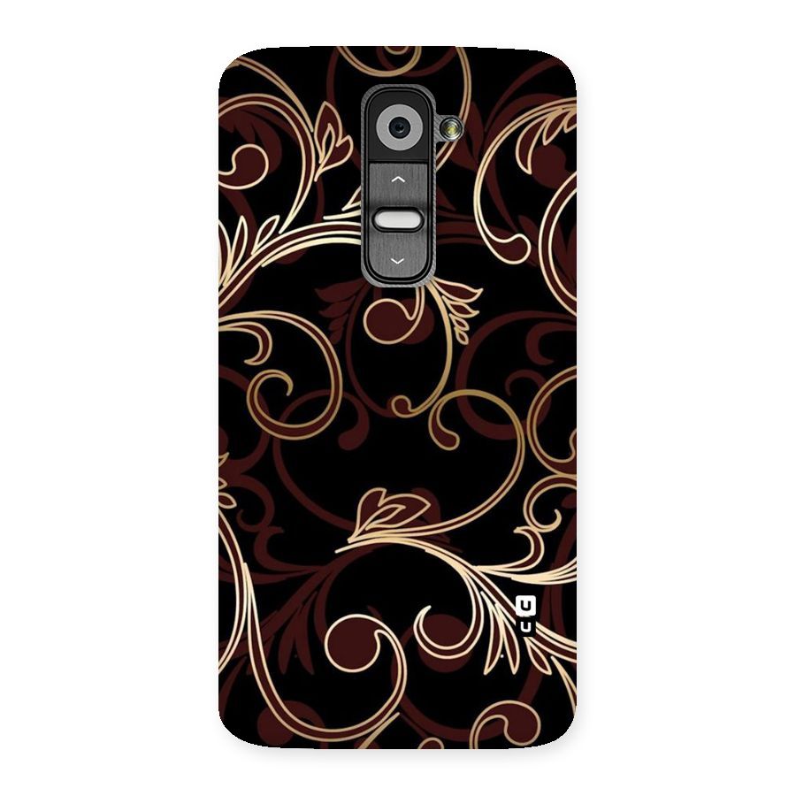 Golden Maroon Beauty Back Case for LG G2