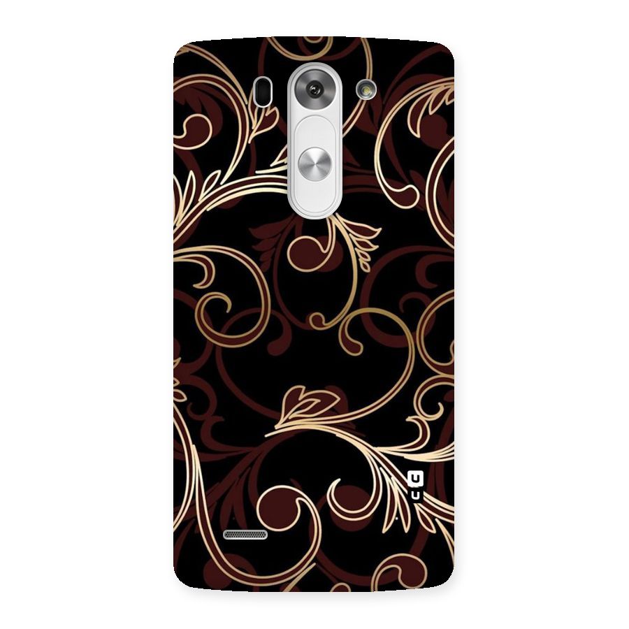 Golden Maroon Beauty Back Case for LG G3 Beat