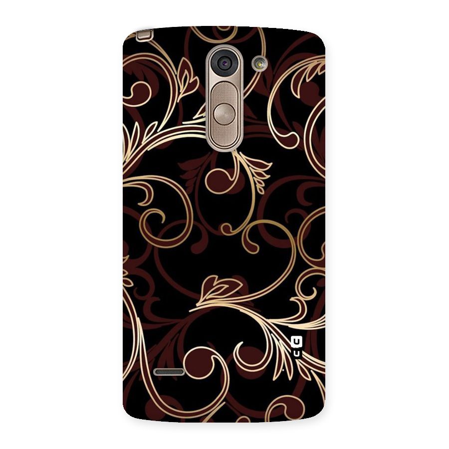 Golden Maroon Beauty Back Case for LG G3 Stylus