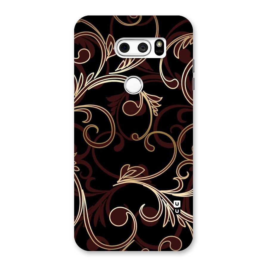 Golden Maroon Beauty Back Case for LG V30