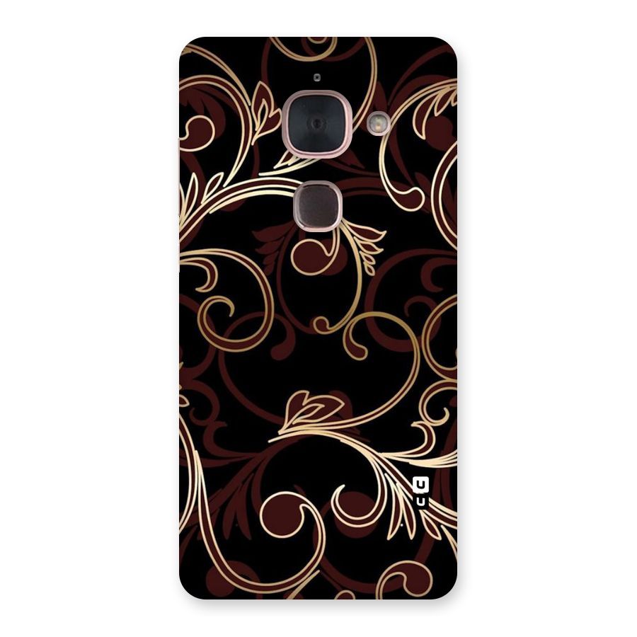 Golden Maroon Beauty Back Case for Le Max 2