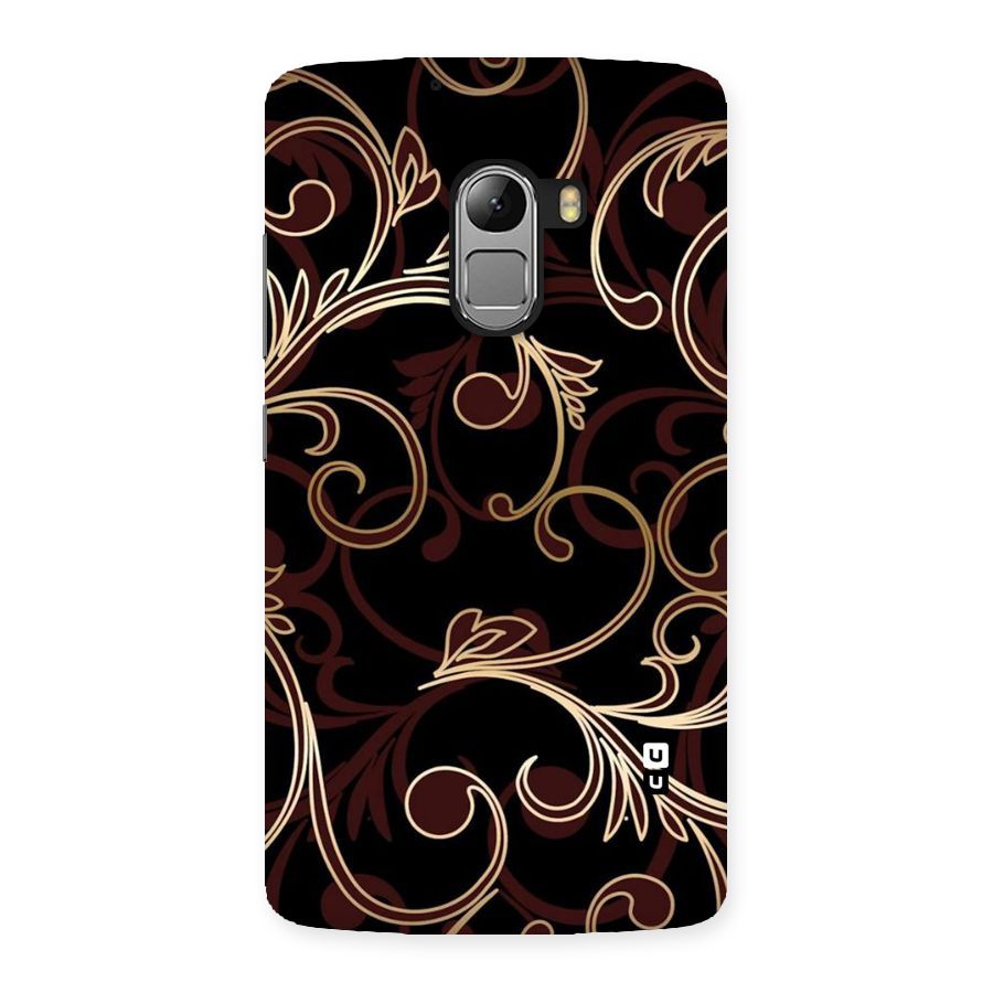 Golden Maroon Beauty Back Case for Lenovo K4 Note
