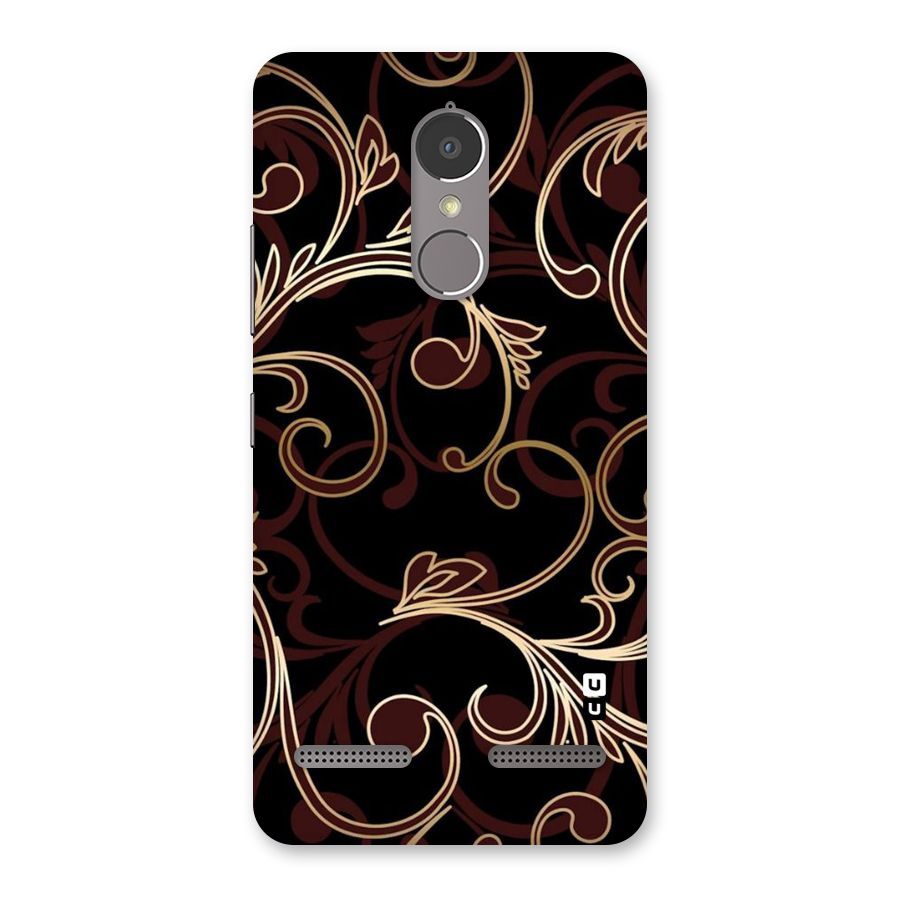 Golden Maroon Beauty Back Case for Lenovo K6 Power