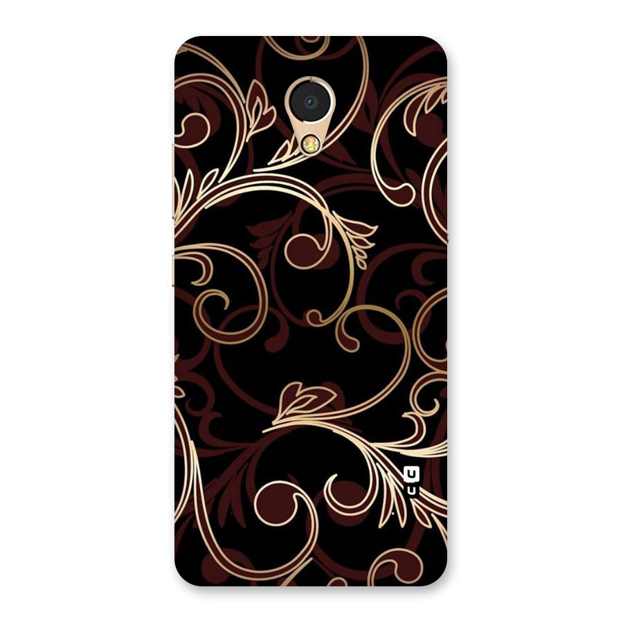Golden Maroon Beauty Back Case for Lenovo P2