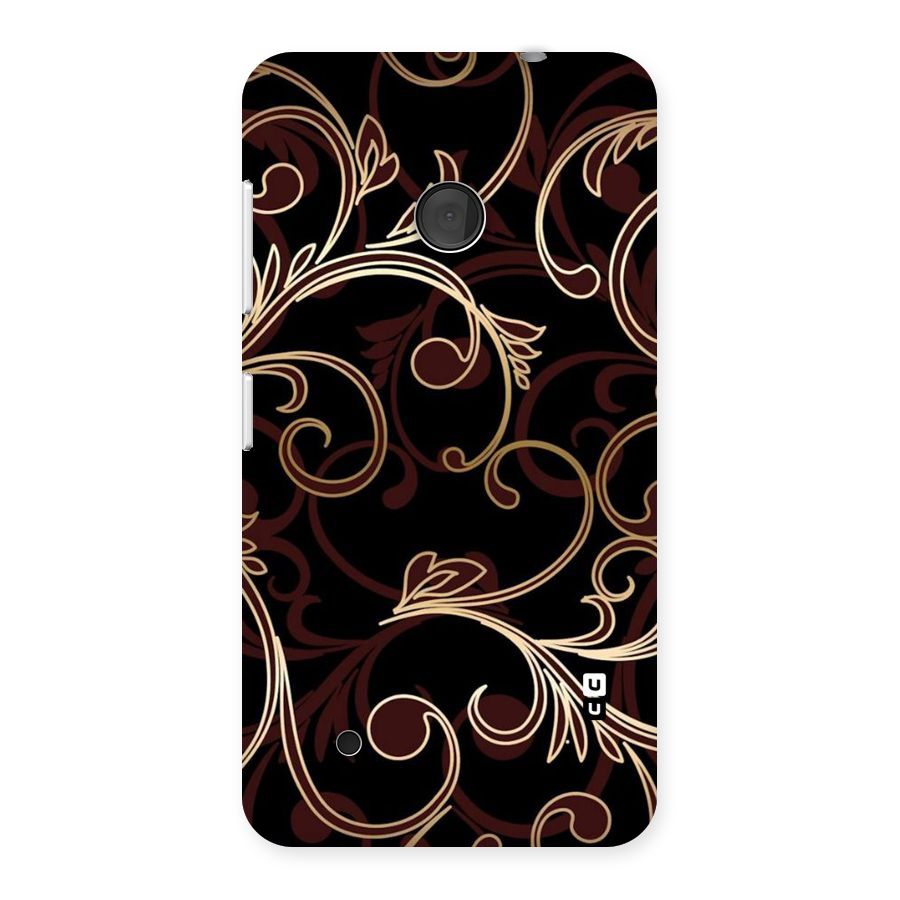 Golden Maroon Beauty Back Case for Lumia 530