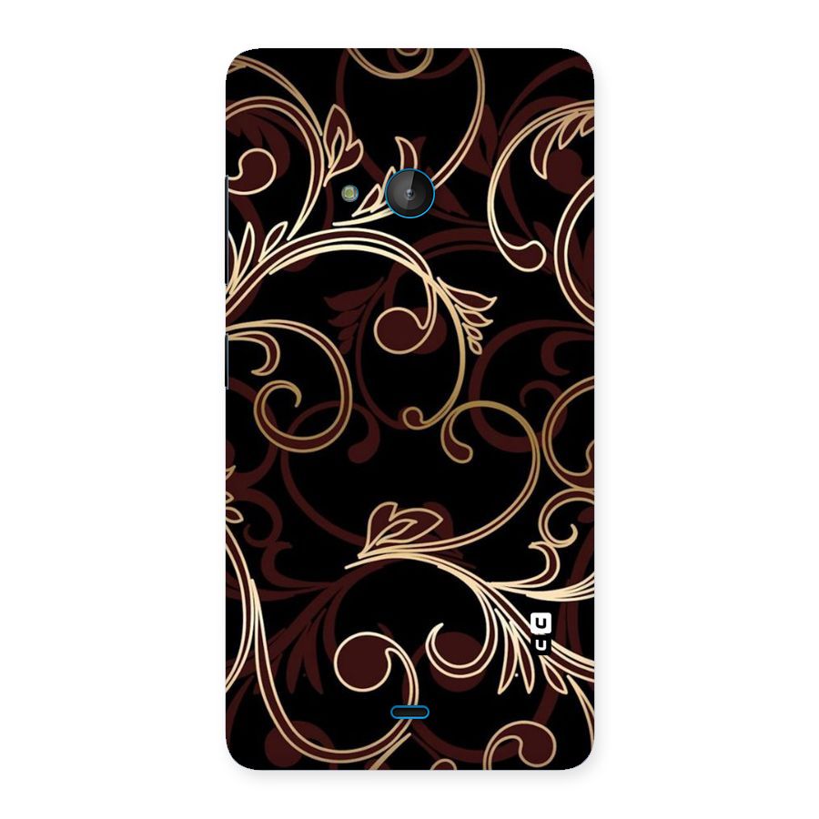 Golden Maroon Beauty Back Case for Lumia 540