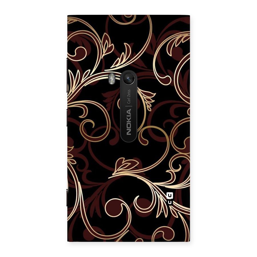 Golden Maroon Beauty Back Case for Lumia 920