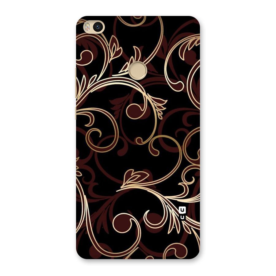 Golden Maroon Beauty Back Case for Mi Max 2