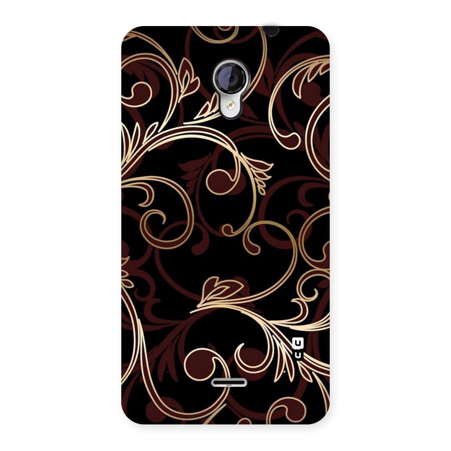 Golden Maroon Beauty Back Case for Micromax Unite 2 A106