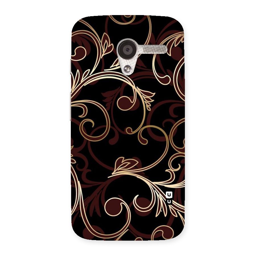 Golden Maroon Beauty Back Case for Moto X
