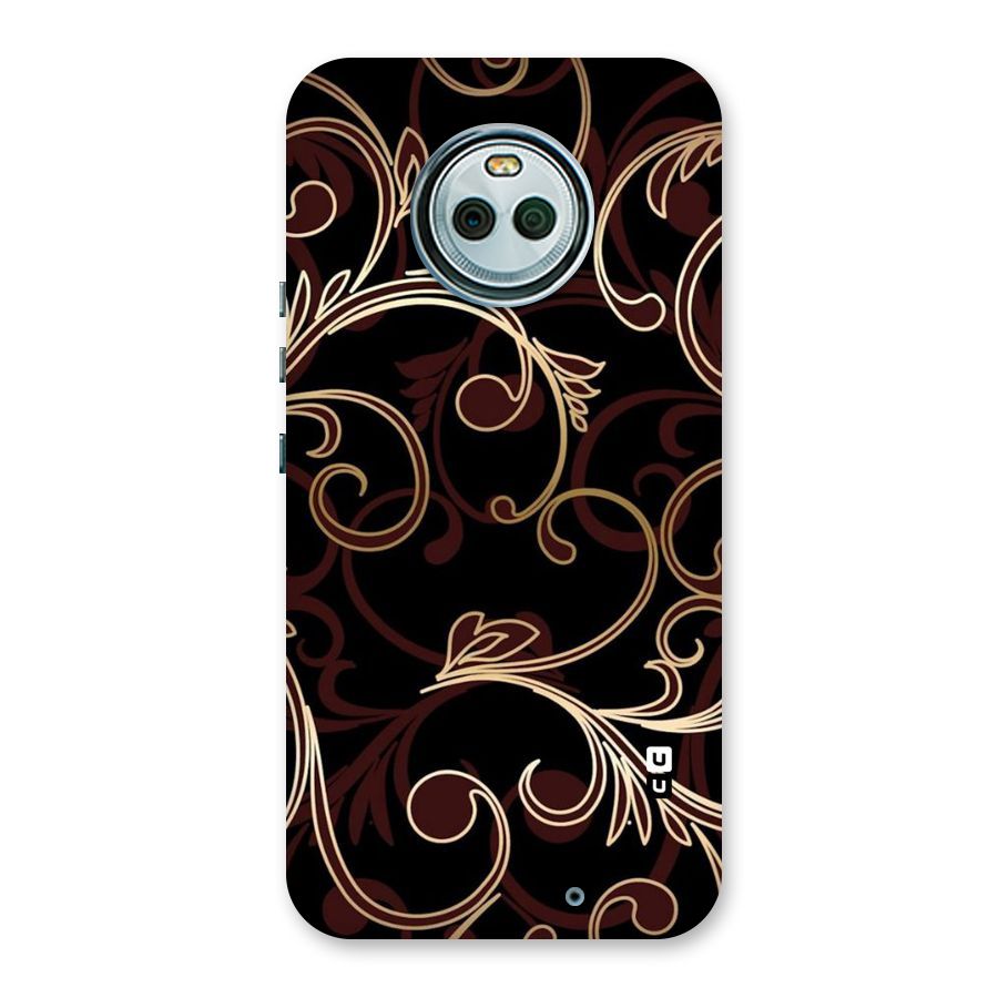 Golden Maroon Beauty Back Case for Moto X4