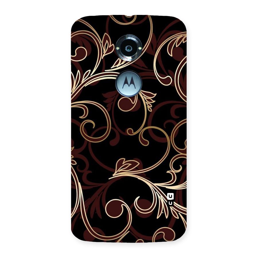 Golden Maroon Beauty Back Case for Moto X 2nd Gen