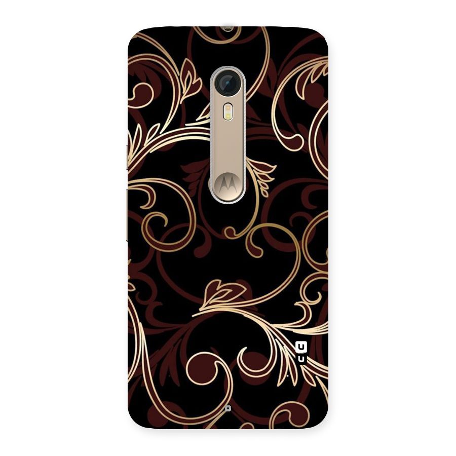 Golden Maroon Beauty Back Case for Motorola Moto X Style