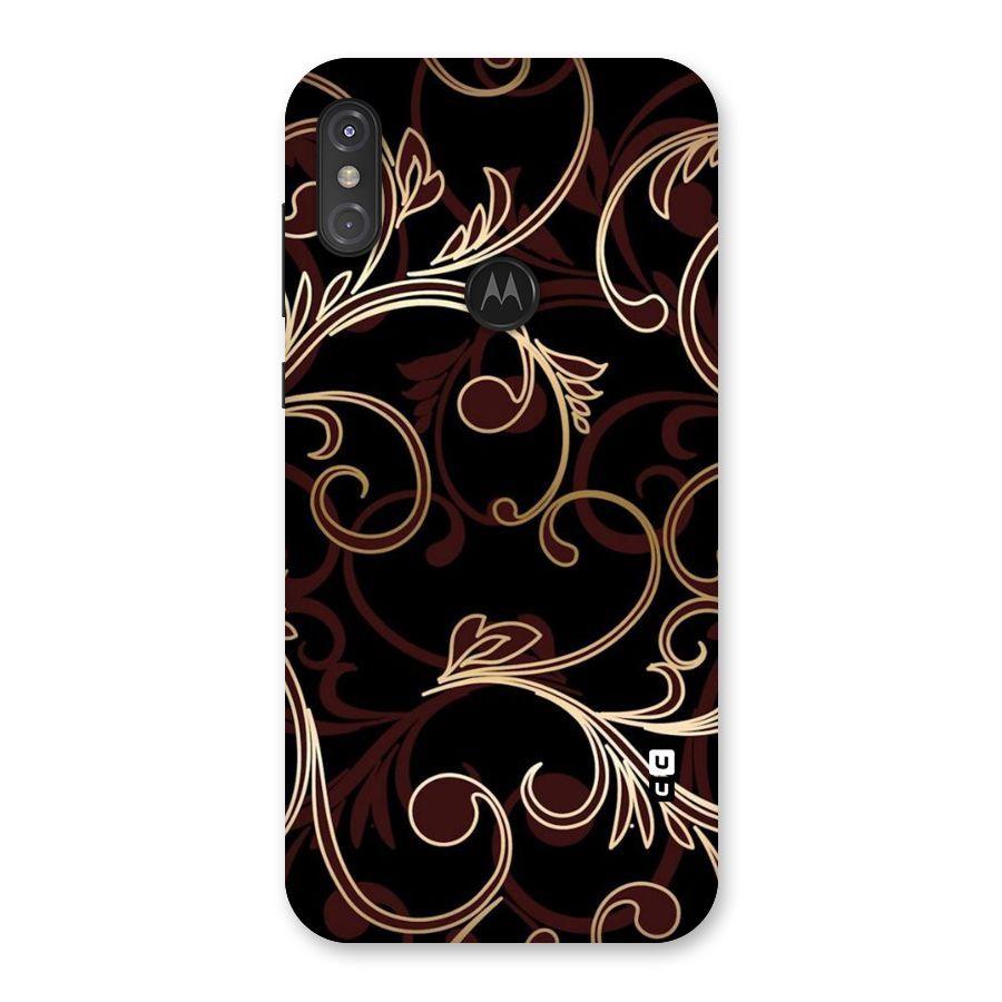 Golden Maroon Beauty Back Case for Motorola One Power