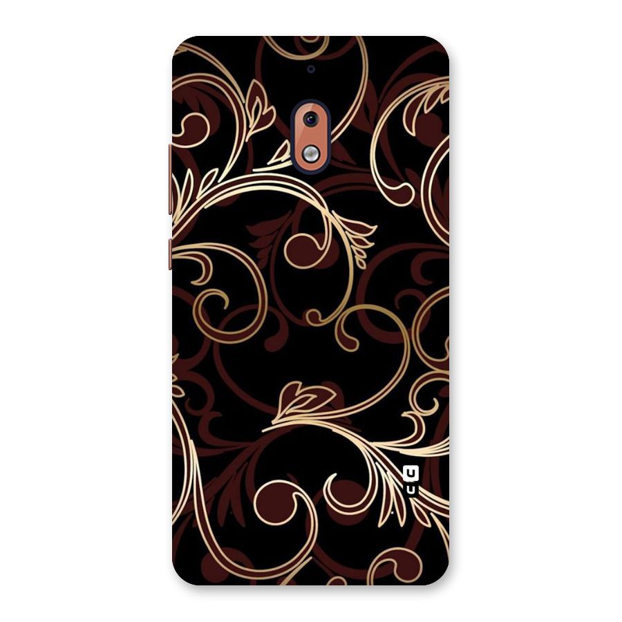 Golden Maroon Beauty Back Case for Nokia 2.1