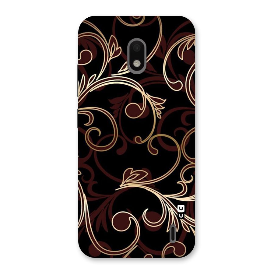 Golden Maroon Beauty Back Case for Nokia 2.2