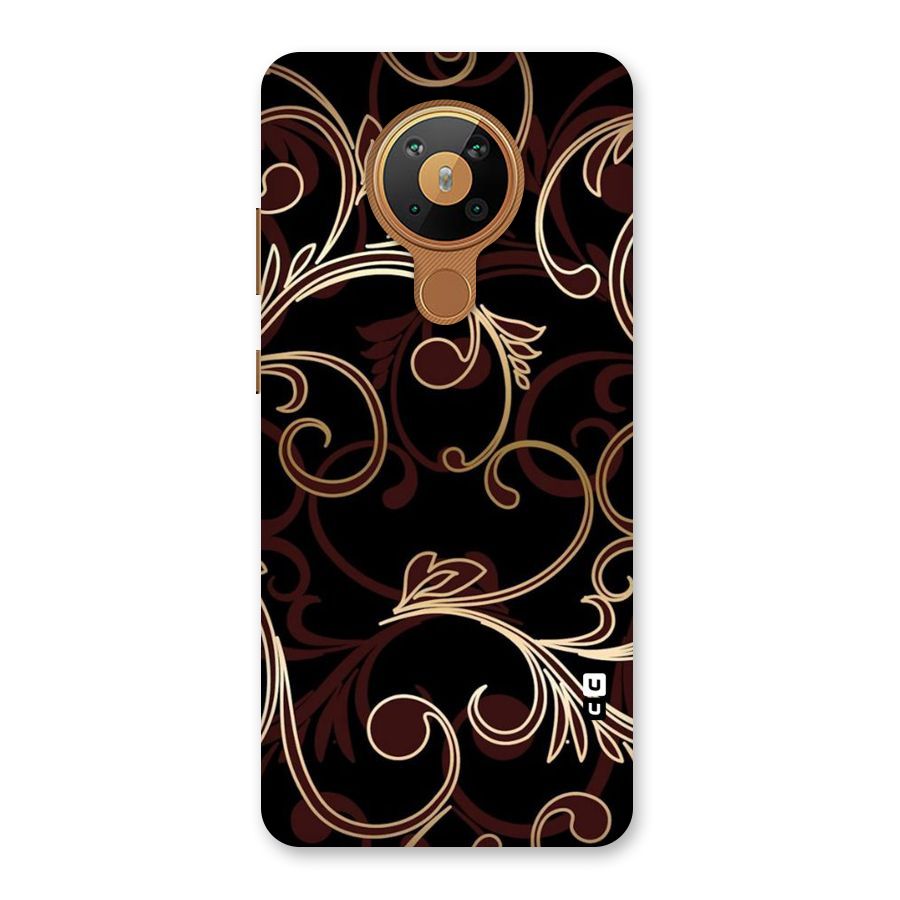 Golden Maroon Beauty Back Case for Nokia 5.3
