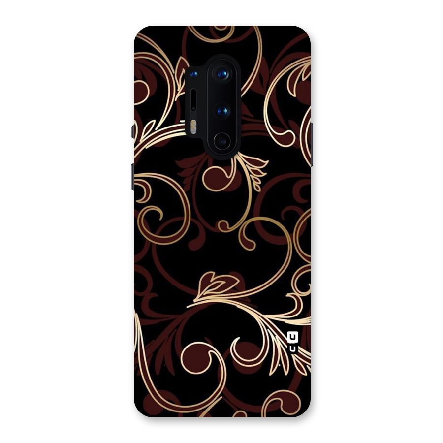Golden Maroon Beauty Back Case for OnePlus 8 Pro