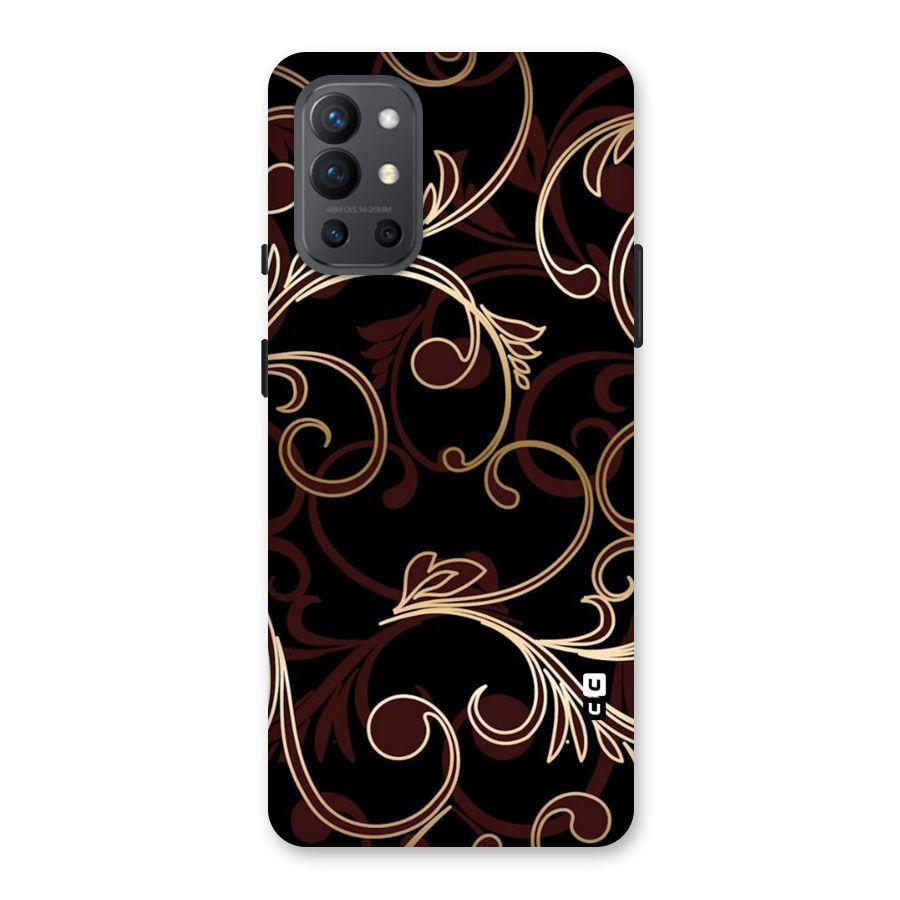 Golden Maroon Beauty Back Case for OnePlus 9R