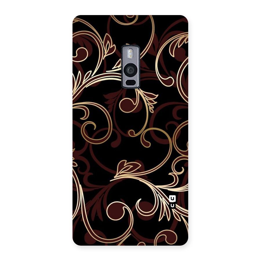 Golden Maroon Beauty Back Case for OnePlus Two