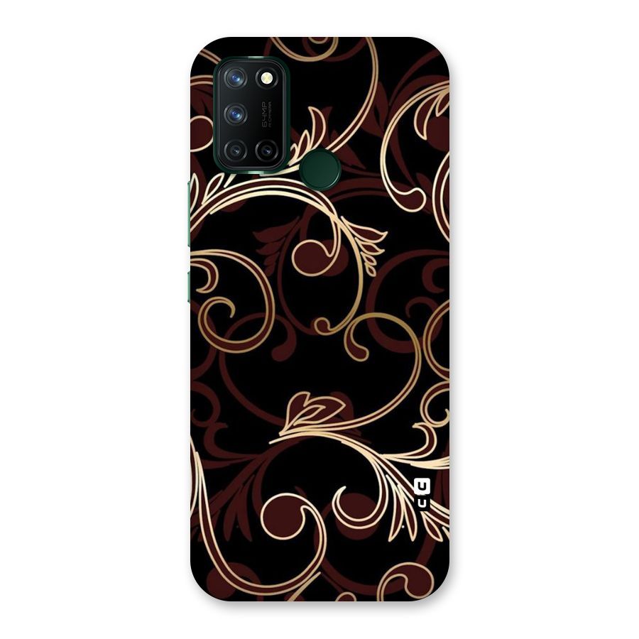 Golden Maroon Beauty Back Case for Realme 7i
