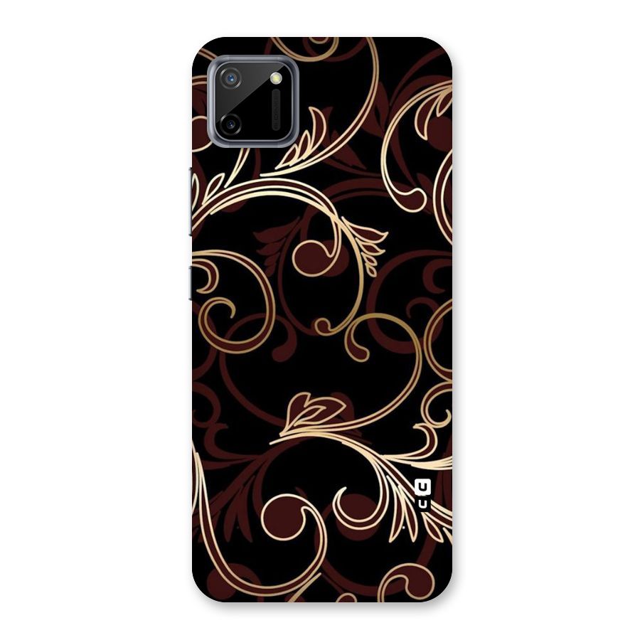 Golden Maroon Beauty Back Case for Realme C11
