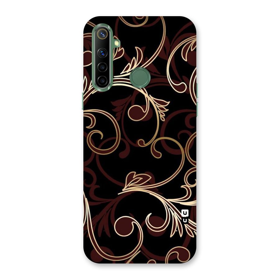 Golden Maroon Beauty Back Case for Realme Narzo 10