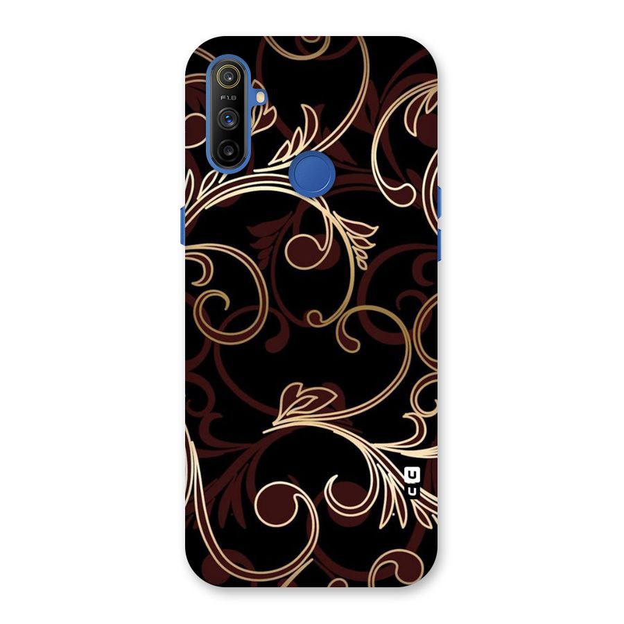 Golden Maroon Beauty Back Case for Realme Narzo 10A