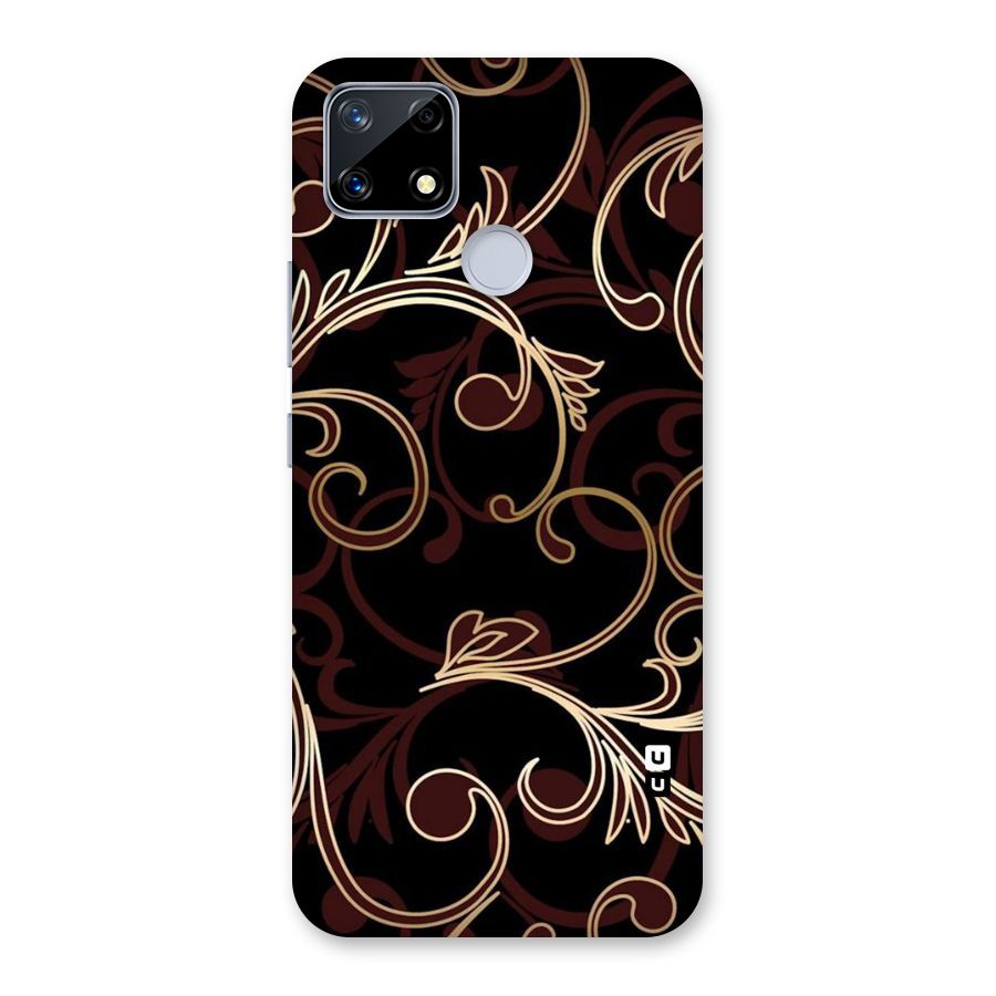 Golden Maroon Beauty Back Case for Realme Narzo 20