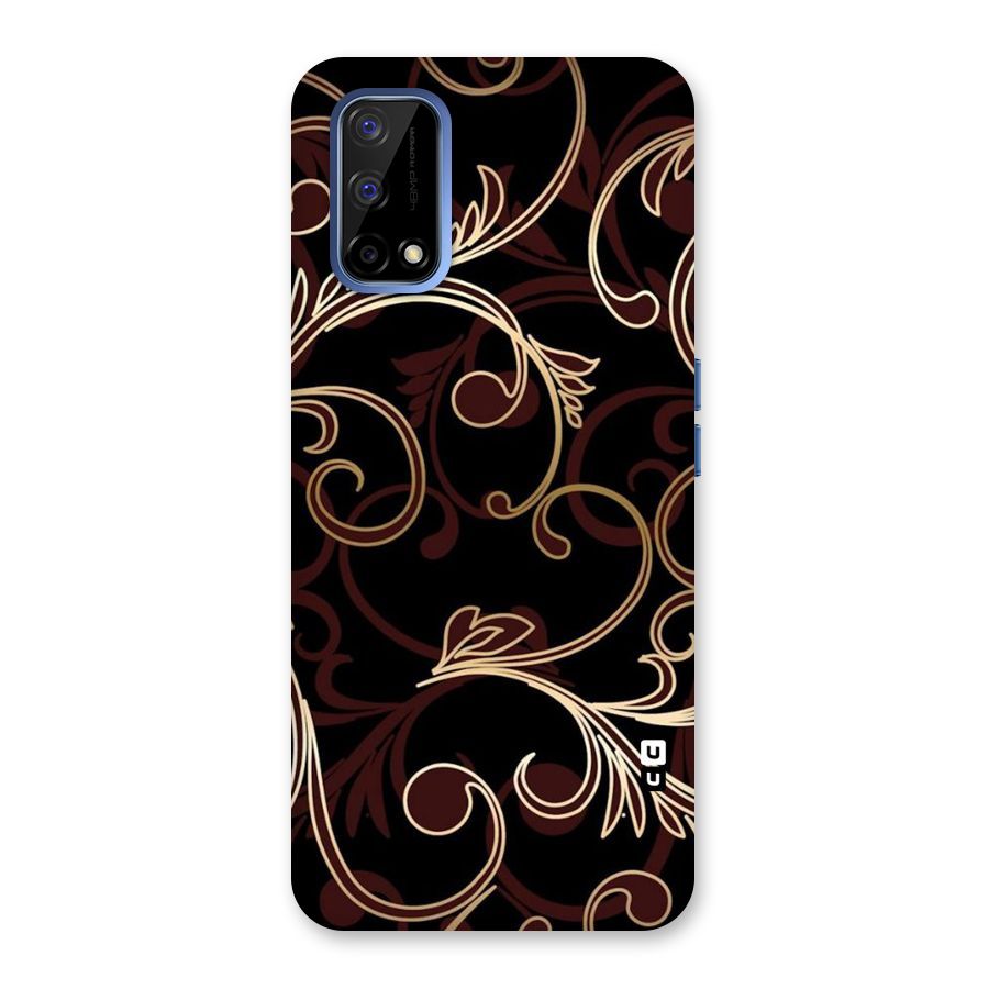 Golden Maroon Beauty Back Case for Realme Narzo 30 Pro