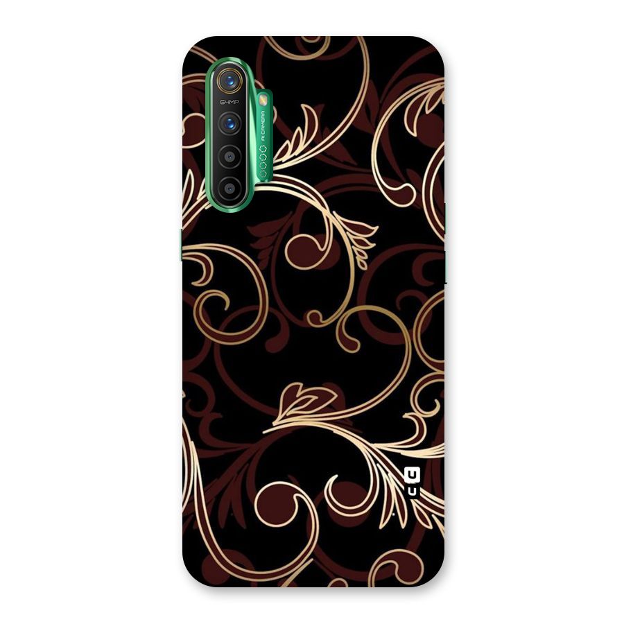 Golden Maroon Beauty Back Case for Realme X2