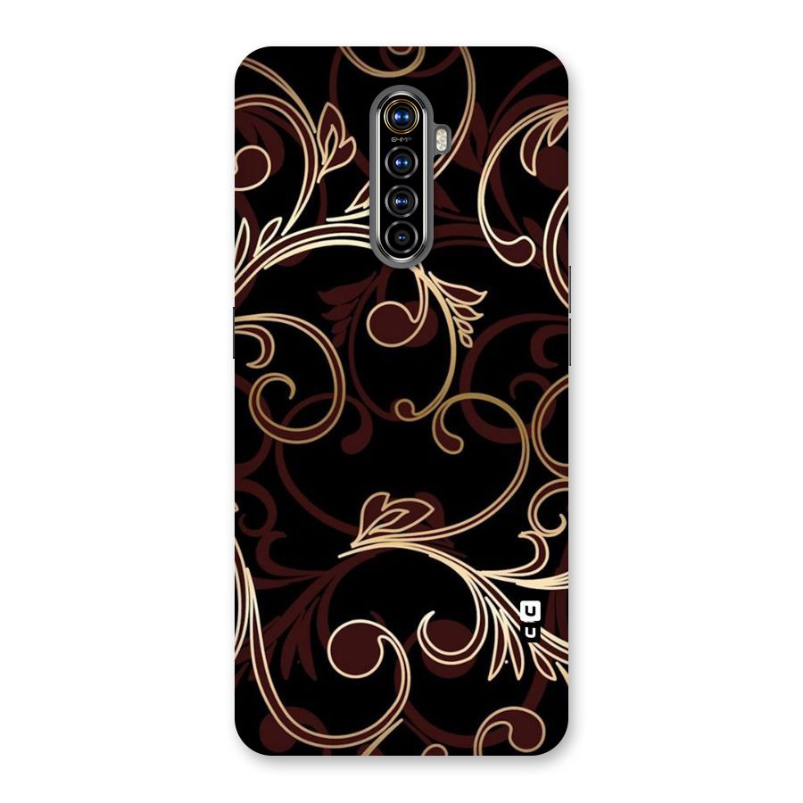 Golden Maroon Beauty Back Case for Realme X2 Pro