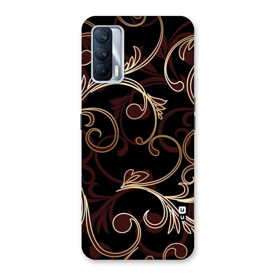 Golden Maroon Beauty Back Case for Realme X7