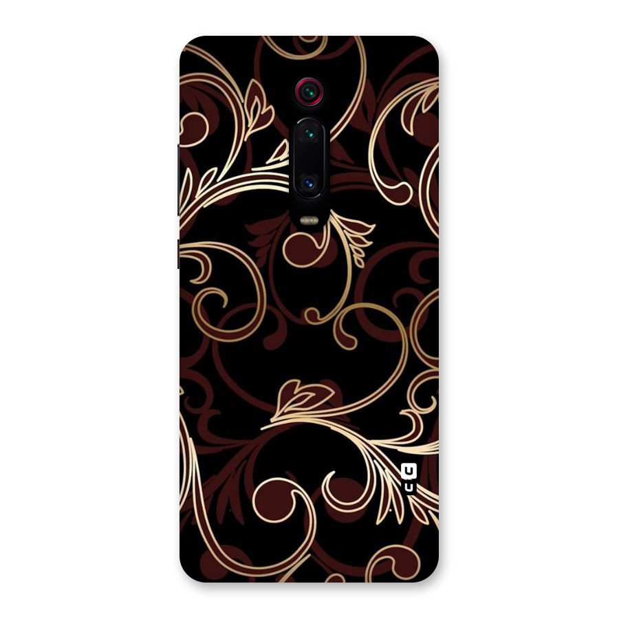 Golden Maroon Beauty Back Case for Redmi K20