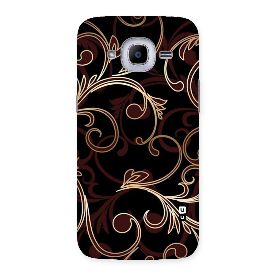 Golden Maroon Beauty Back Case for Samsung Galaxy J2 Pro