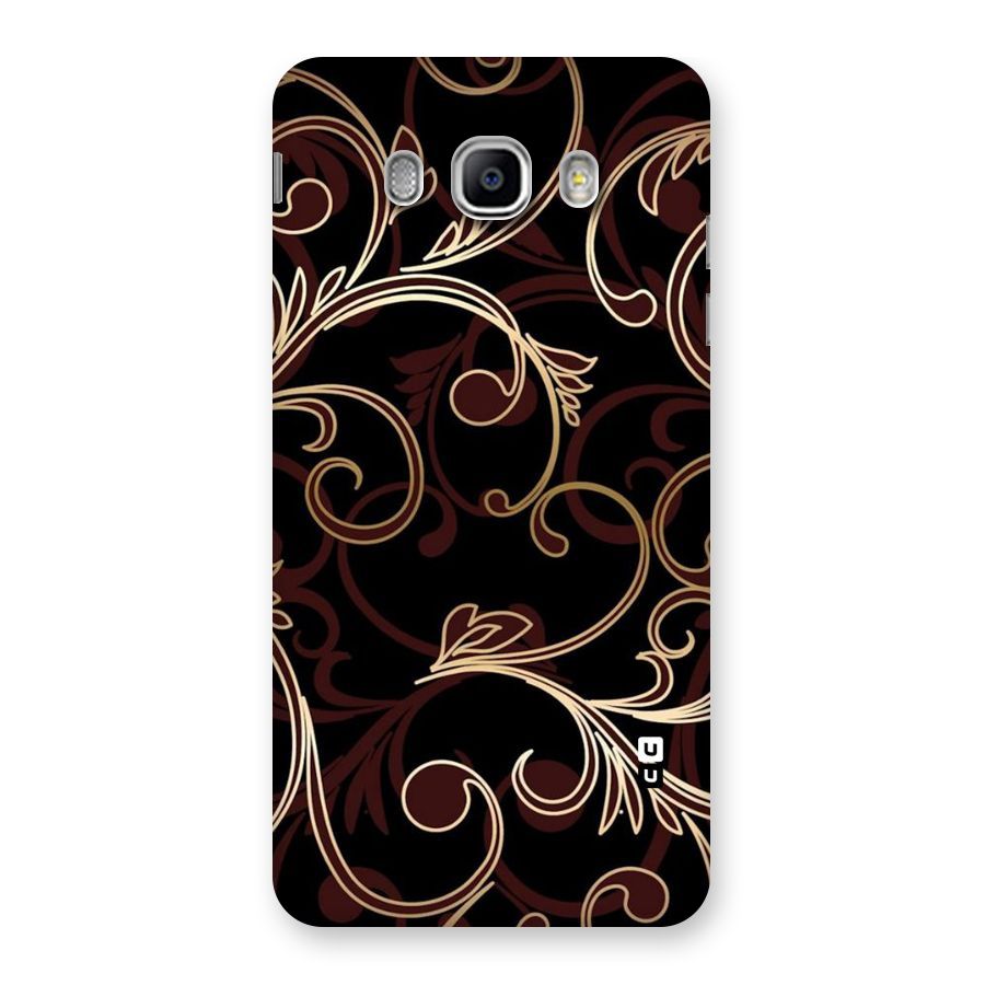 Golden Maroon Beauty Back Case for Samsung Galaxy J5 2016
