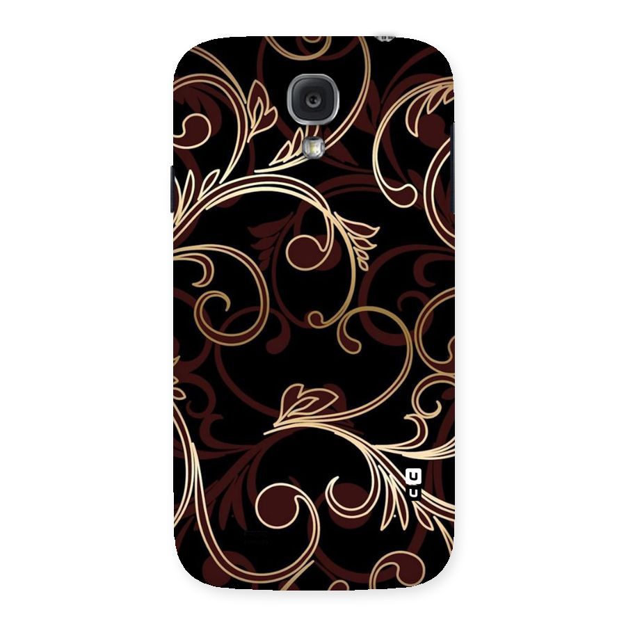 Golden Maroon Beauty Back Case for Samsung Galaxy S4