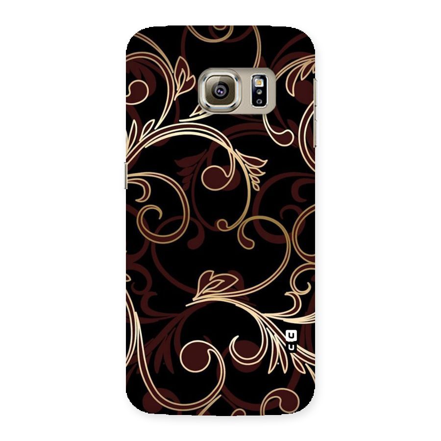 Golden Maroon Beauty Back Case for Samsung Galaxy S6 Edge