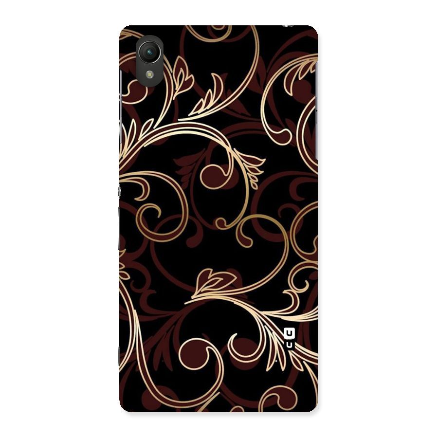Golden Maroon Beauty Back Case for Sony Xperia Z2